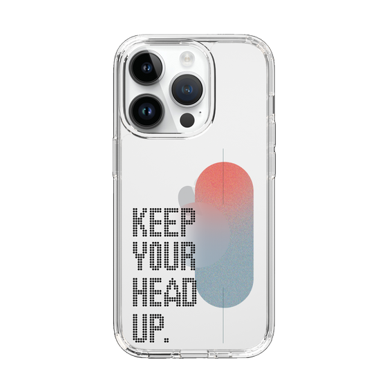 Slim Protection Case［ Original - Dot Overlay - KEEP YOUR HEAD UP/A ］