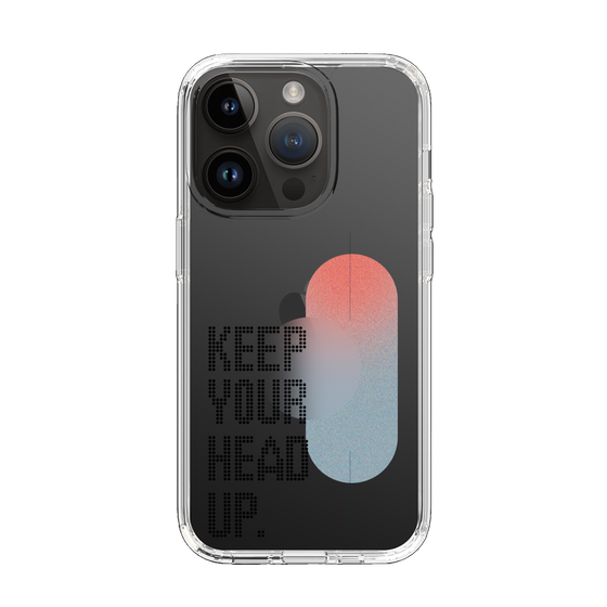 Slim Protection Case［ Original - Dot Overlay - KEEP YOUR HEAD UP/A ］