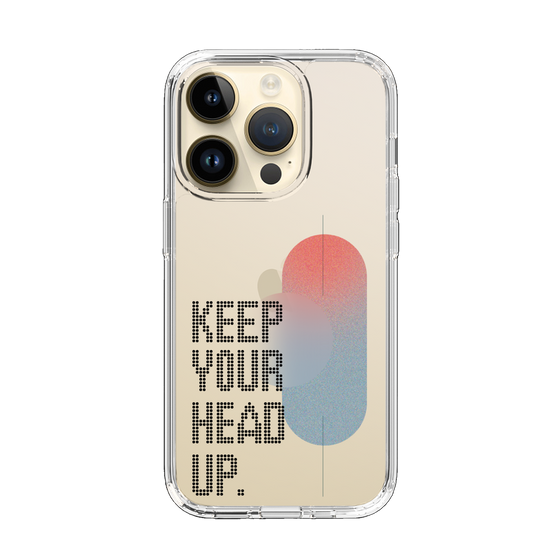 Slim Protection Case［ Original - Dot Overlay - KEEP YOUR HEAD UP/A ］