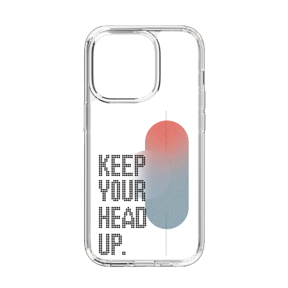 Slim Protection Case［ Original - Dot Overlay - KEEP YOUR HEAD UP/A ］