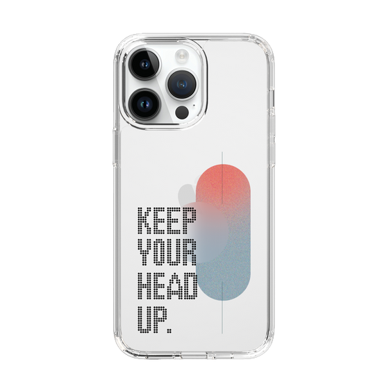 Slim Protection Case［ Original - Dot Overlay - KEEP YOUR HEAD UP/A ］