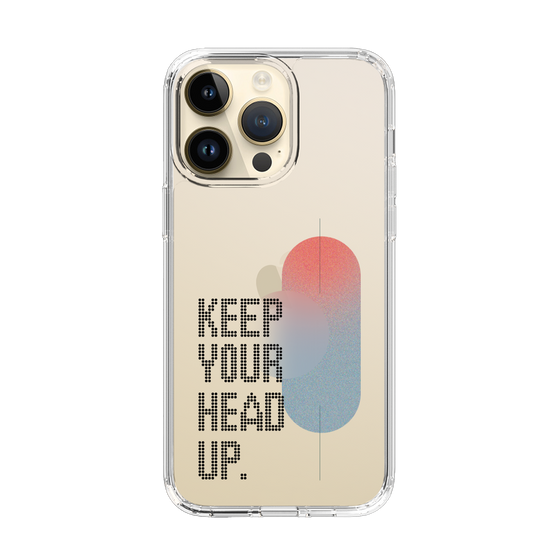 Slim Protection Case［ Original - Dot Overlay - KEEP YOUR HEAD UP/A ］