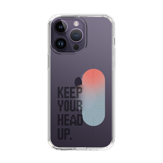 Slim Protection Case［ Original - Dot Overlay - KEEP YOUR HEAD UP/A ］