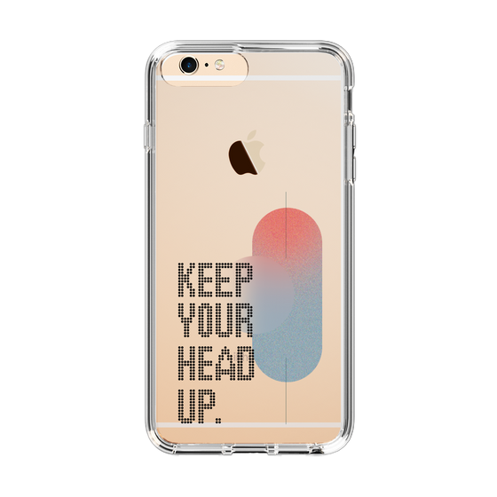 Slim Protection Case［ Original - Dot Overlay - KEEP YOUR HEAD UP/A ］