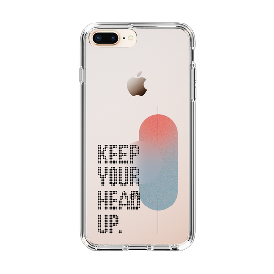 Slim Protection Case［ Original - Dot Overlay - KEEP YOUR HEAD UP/A ］