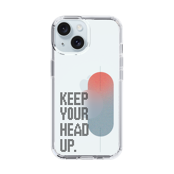 Slim Protection Case［ Original - Dot Overlay - KEEP YOUR HEAD UP/A ］