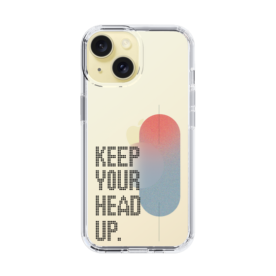 Slim Protection Case［ Original - Dot Overlay - KEEP YOUR HEAD UP/A ］