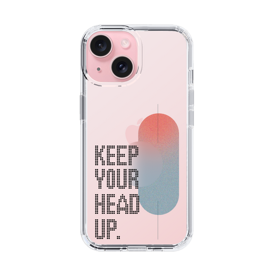 Slim Protection Case［ Original - Dot Overlay - KEEP YOUR HEAD UP/A ］