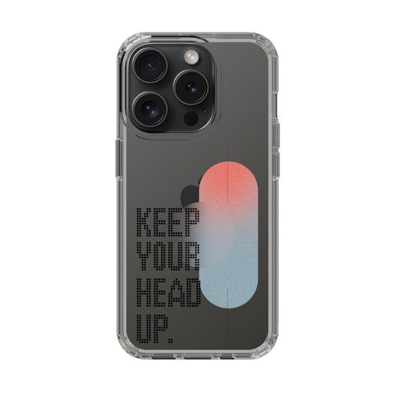 Slim Protection Case［ Original - Dot Overlay - KEEP YOUR HEAD UP/A ］