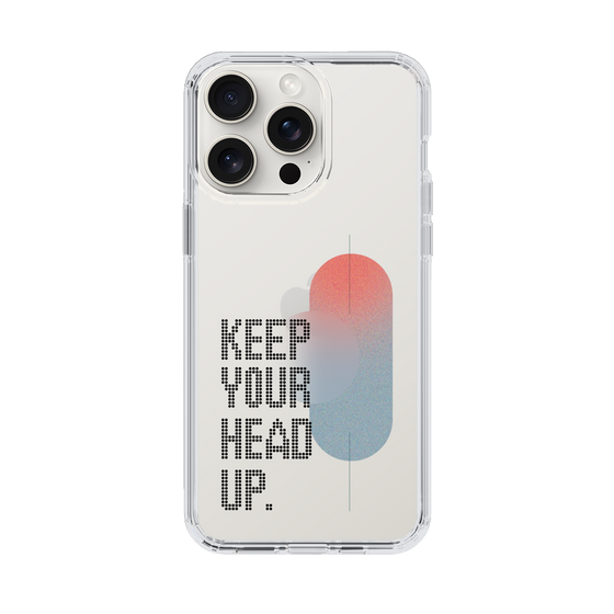 Slim Protection Case［ Original - Dot Overlay - KEEP YOUR HEAD UP/A ］