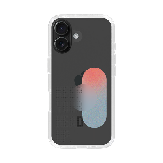 Slim Protection Case［ Original - Dot Overlay - KEEP YOUR HEAD UP/A ］