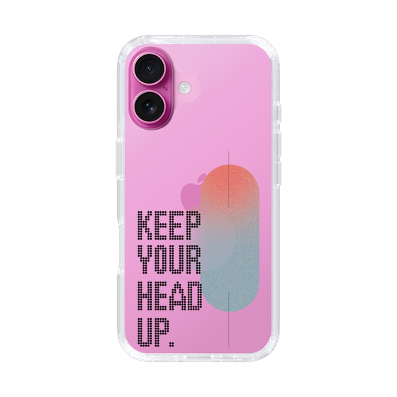 Slim Protection Case［ Original - Dot Overlay - KEEP YOUR HEAD UP/A ］