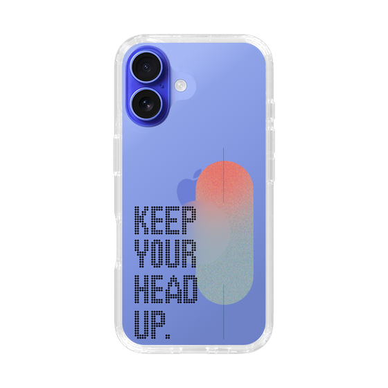 Slim Protection Case［ Original - Dot Overlay - KEEP YOUR HEAD UP/A ］