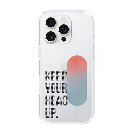 Slim Protection Case［ Original - Dot Overlay - KEEP YOUR HEAD UP/A ］