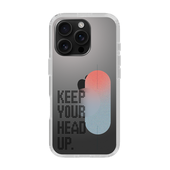 Slim Protection Case［ Original - Dot Overlay - KEEP YOUR HEAD UP/A ］