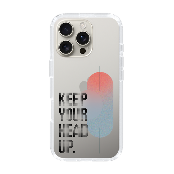 Slim Protection Case［ Original - Dot Overlay - KEEP YOUR HEAD UP/A ］