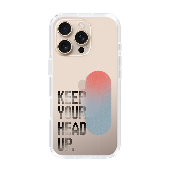 Slim Protection Case［ Original - Dot Overlay - KEEP YOUR HEAD UP/A ］