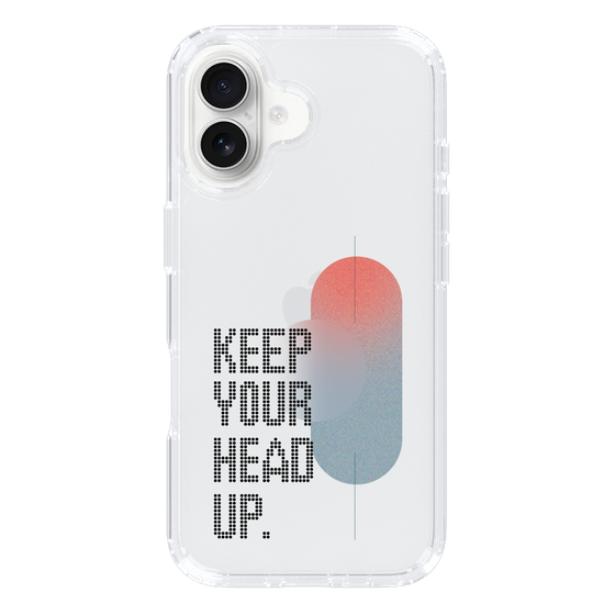 Slim Protection Case［ Original - Dot Overlay - KEEP YOUR HEAD UP/A ］
