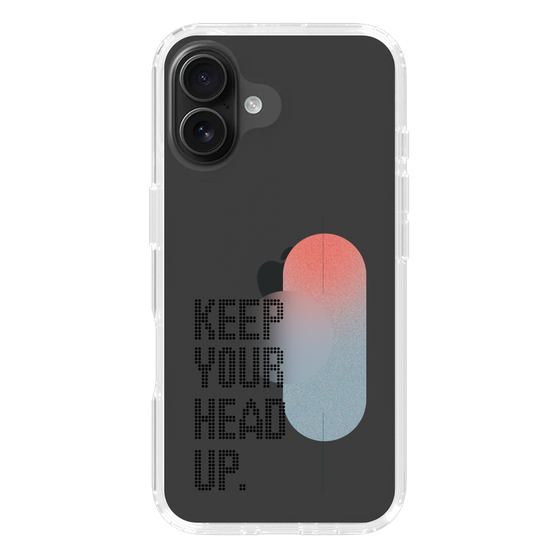 Slim Protection Case［ Original - Dot Overlay - KEEP YOUR HEAD UP/A ］
