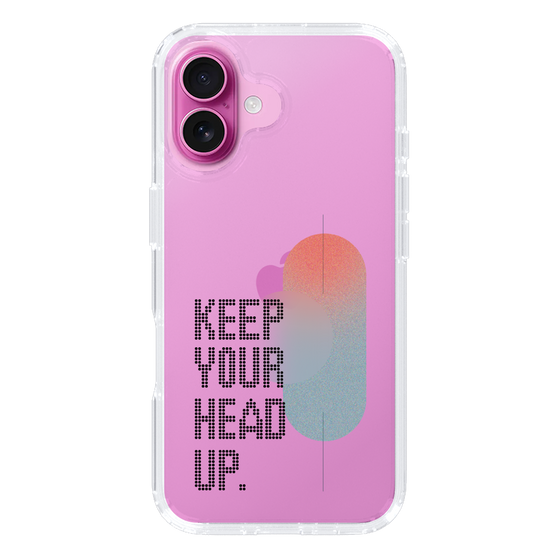 Slim Protection Case［ Original - Dot Overlay - KEEP YOUR HEAD UP/A ］