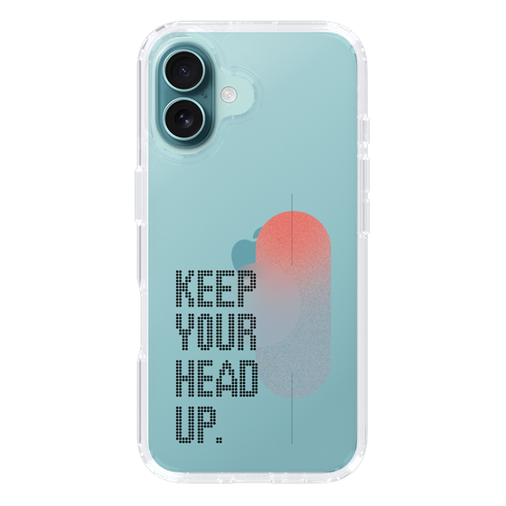Slim Protection Case［ Original - Dot Overlay - KEEP YOUR HEAD UP/A ］