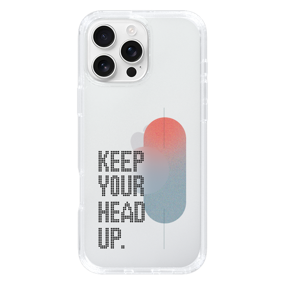 Slim Protection Case［ Original - Dot Overlay - KEEP YOUR HEAD UP/A ］
