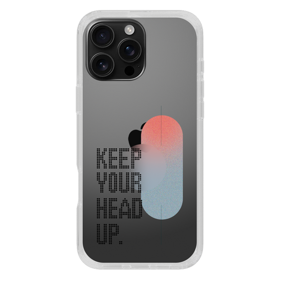 Slim Protection Case［ Original - Dot Overlay - KEEP YOUR HEAD UP/A ］