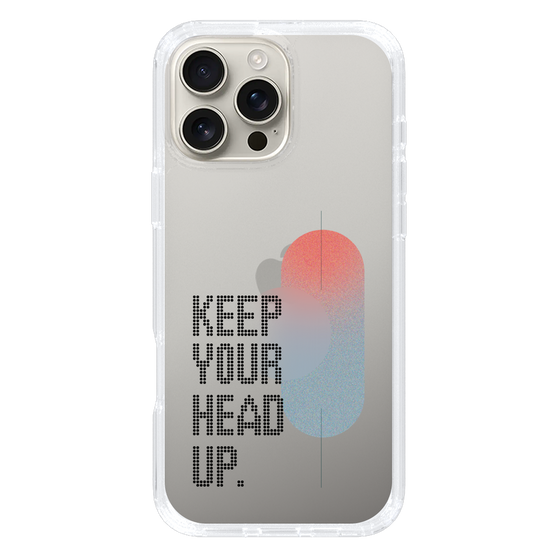 Slim Protection Case［ Original - Dot Overlay - KEEP YOUR HEAD UP/A ］