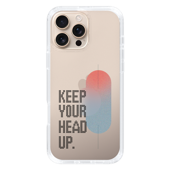 Slim Protection Case［ Original - Dot Overlay - KEEP YOUR HEAD UP/A ］