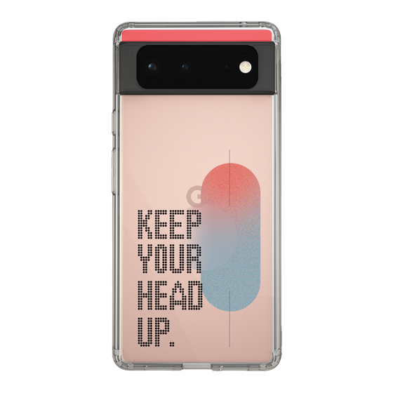 Slim Protection Case［ Original - Dot Overlay - KEEP YOUR HEAD UP/A ］