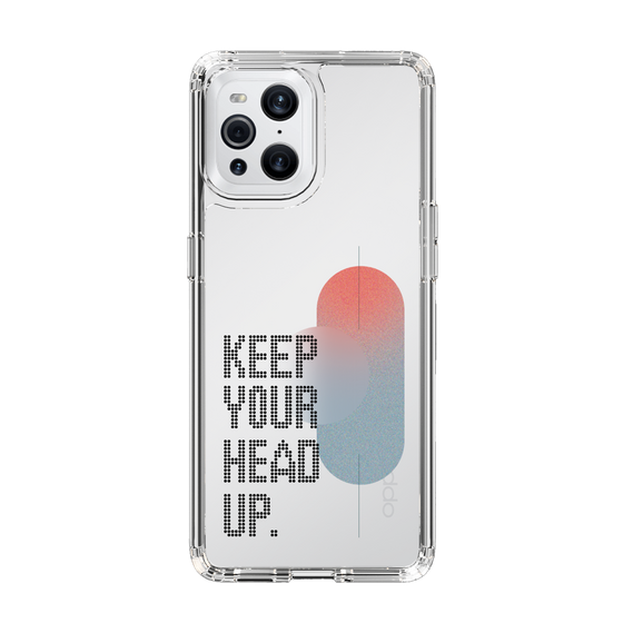 Slim Protection Case［ Original - Dot Overlay - KEEP YOUR HEAD UP/A ］