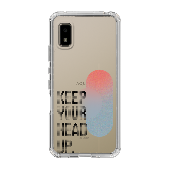 Slim Protection Case［ Original - Dot Overlay - KEEP YOUR HEAD UP/A ］