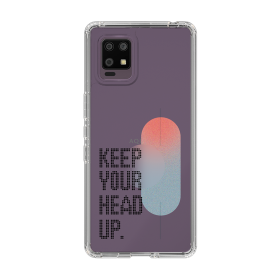 Slim Protection Case［ Original - Dot Overlay - KEEP YOUR HEAD UP/A ］