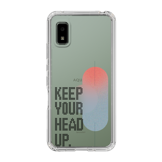 Slim Protection Case［ Original - Dot Overlay - KEEP YOUR HEAD UP/A ］