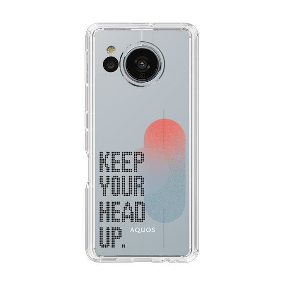 Slim Protection Case［ Original - Dot Overlay - KEEP YOUR HEAD UP/A ］