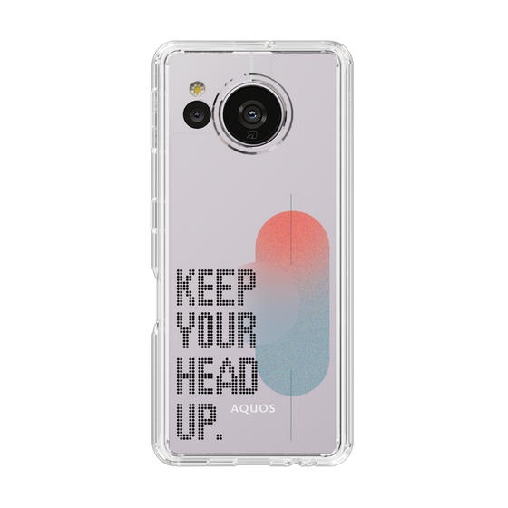 Slim Protection Case［ Original - Dot Overlay - KEEP YOUR HEAD UP/A ］