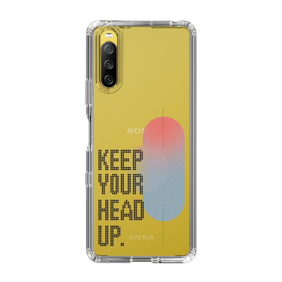 Slim Protection Case［ Original - Dot Overlay - KEEP YOUR HEAD UP/A ］