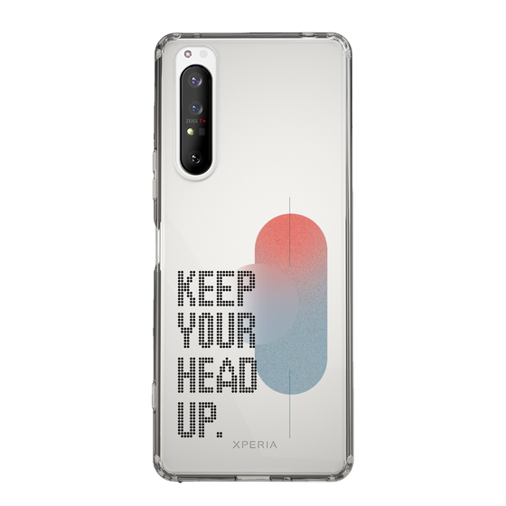 Slim Protection Case［ Original - Dot Overlay - KEEP YOUR HEAD UP/A ］