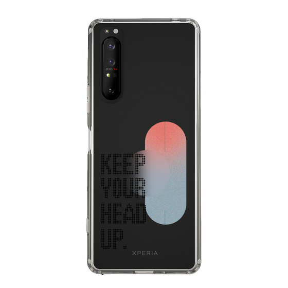Slim Protection Case［ Original - Dot Overlay - KEEP YOUR HEAD UP/A ］