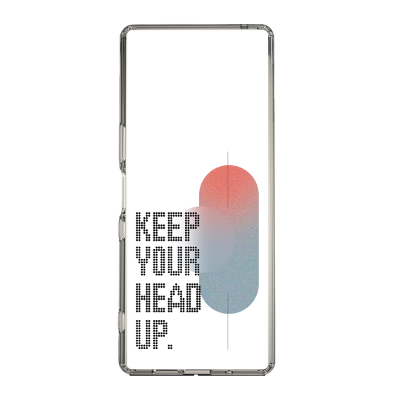 Slim Protection Case［ Original - Dot Overlay - KEEP YOUR HEAD UP/A ］