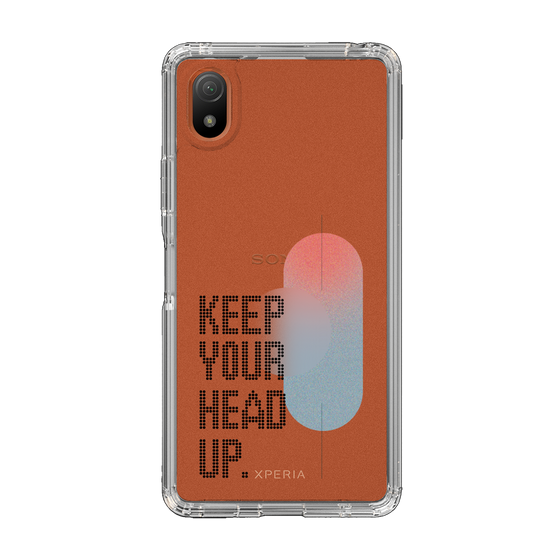 Slim Protection Case［ オリジナル - ドットオーバーレイ - KEEP YOUR HEAD UP/A ］