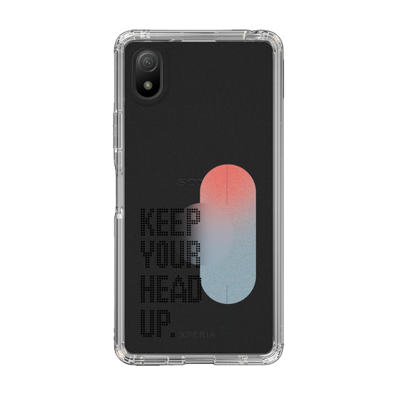 Slim Protection Case［ オリジナル - ドットオーバーレイ - KEEP YOUR HEAD UP/A ］