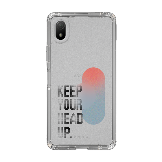 Slim Protection Case［ オリジナル - ドットオーバーレイ - KEEP YOUR HEAD UP/A ］