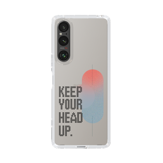 Slim Protection Case［ Original - Dot Overlay - KEEP YOUR HEAD UP/A ］