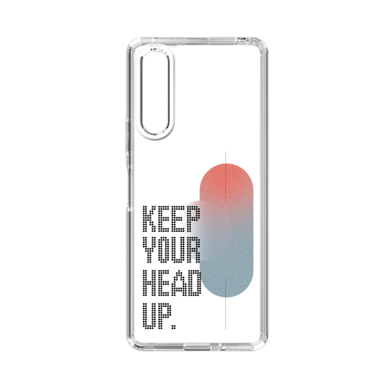 Slim Protection Case［ Original - Dot Overlay - KEEP YOUR HEAD UP/A ］
