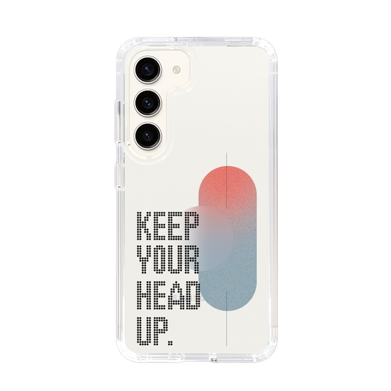 Slim Protection Case［ Original - Dot Overlay - KEEP YOUR HEAD UP/A ］