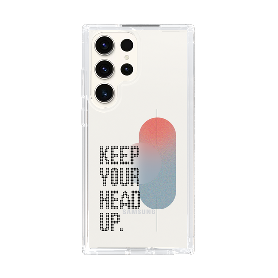 Slim Protection Case［ Original - Dot Overlay - KEEP YOUR HEAD UP/A ］