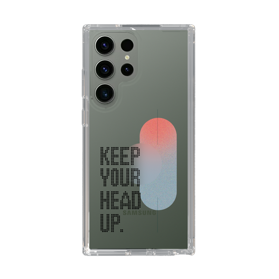 Slim Protection Case［ Original - Dot Overlay - KEEP YOUR HEAD UP/A ］