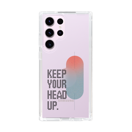 Slim Protection Case［ Original - Dot Overlay - KEEP YOUR HEAD UP/A ］