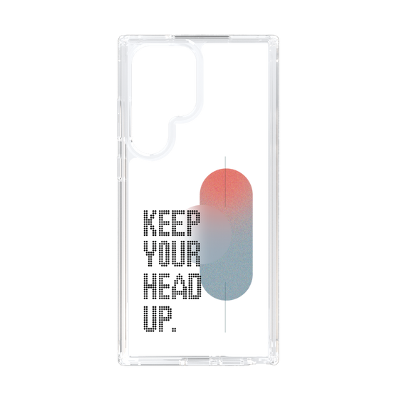 Slim Protection Case［ Original - Dot Overlay - KEEP YOUR HEAD UP/A ］